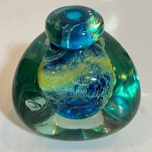VERY RARE EARLY Mdina Perfume Scent Bottle without Stopper "Land & Sea" Maltese